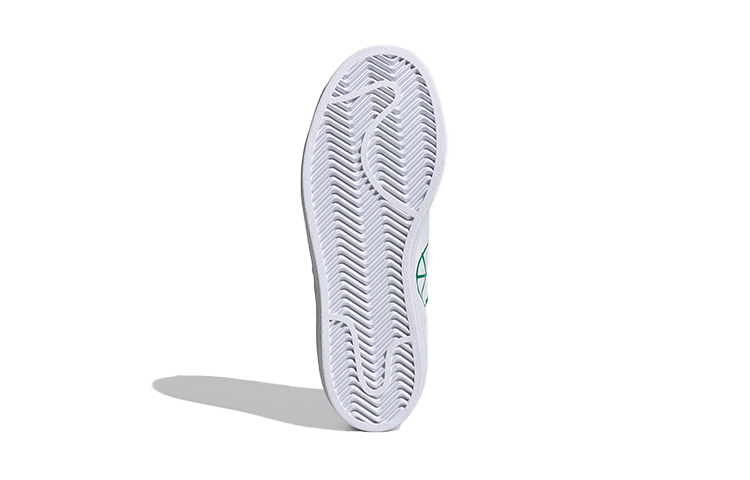 (Youth) adidas Superstar J 'White Green' 圖 6