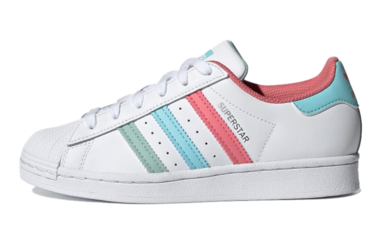 (Youth) adidas Superstar J 'White Hazy Rose Sky'