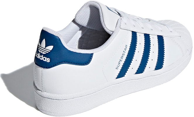 (JR) adidas Superstar J 'Blanco Leyenda Marina' F34163 Shop (JR) adidas Superstar J 'Blanco Leyenda Marina' F34163