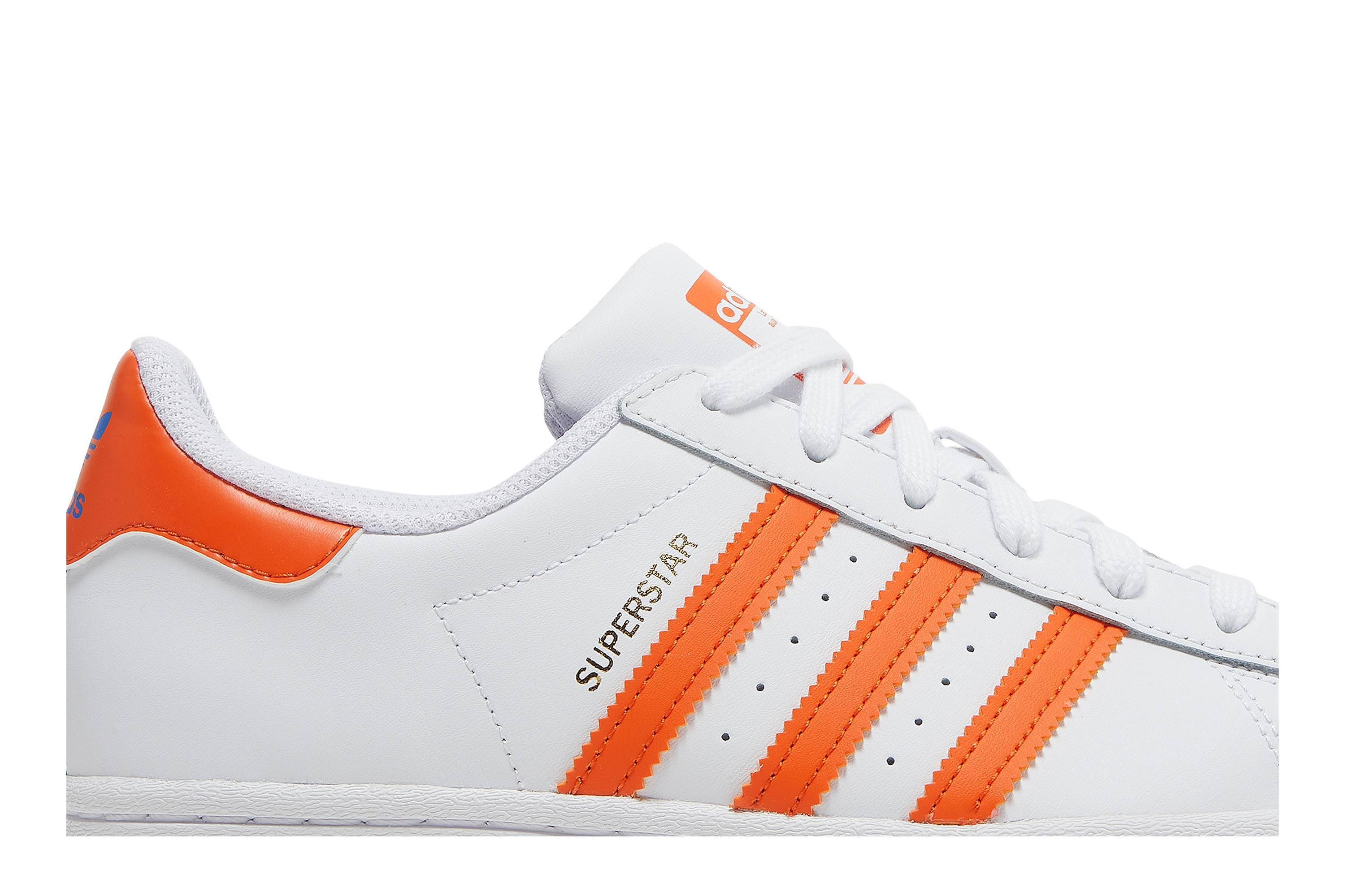 Order 大童 adidas originals Superstar J 低帮 童鞋 白橘金