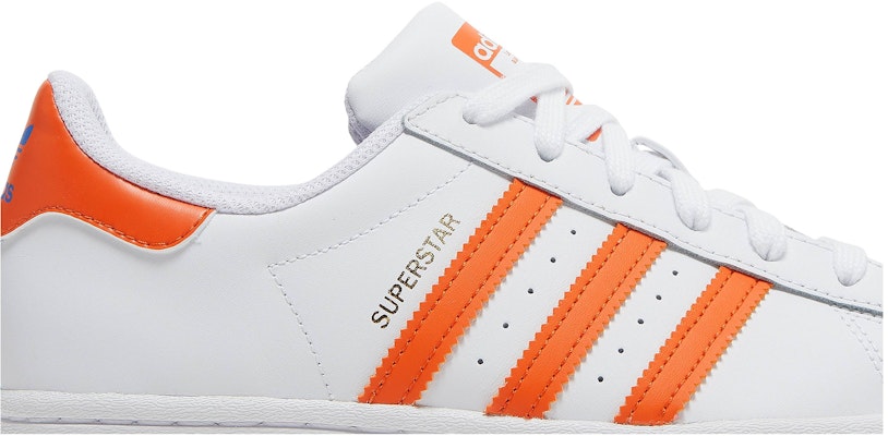 大童 adidas originals Superstar J 低帮 童鞋 白橘金 Order 大童 adidas originals Superstar J 低帮 童鞋 白橘金