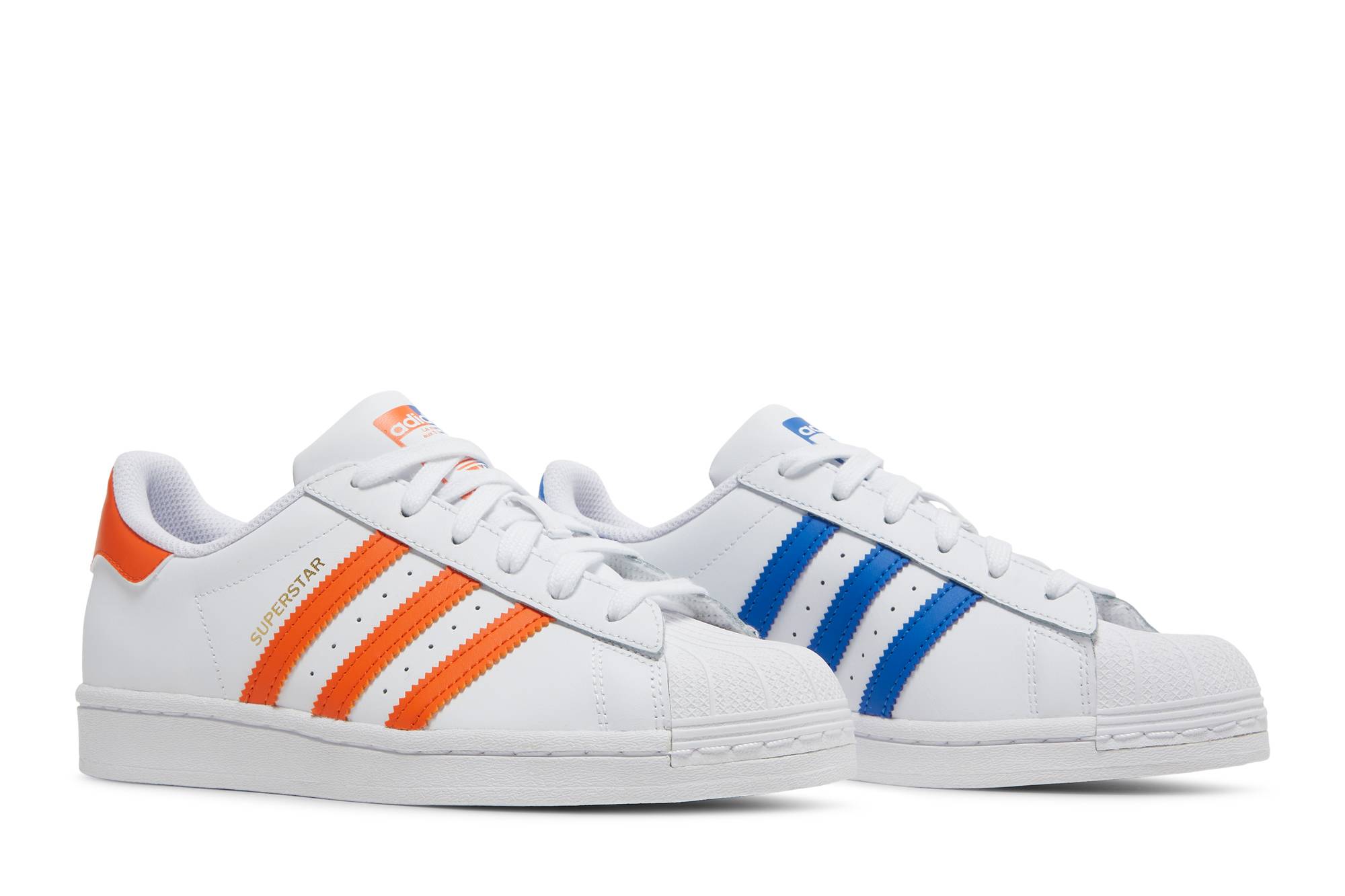 Cheap 大童 adidas originals Superstar J 低帮 童鞋 白橘金
