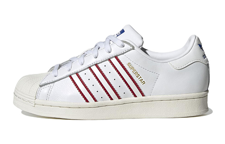 (Youth) adidas Superstar J 'White Power Red' HQ9968