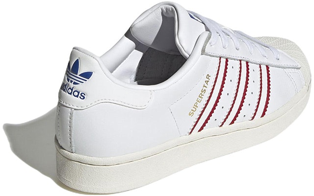 (Youth) adidas Superstar J 'White Power Red' HQ9968 Shop (Youth) adidas Superstar J 'White Power Red' HQ9968