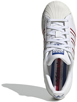 (Youth) adidas Superstar J 'White Power Red' HQ9968 Purchase (Youth) adidas Superstar J 'White Power Red' HQ9968