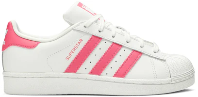 (Youth) adidas Superstar J 'White Real Pink' CG6608 (Youth) adidas Superstar J 'White Real Pink' CG6608