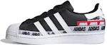 Buy (JR) adidas Superstar J ''Wordmark Heel Stripe - Schwarz Core'' FX5872