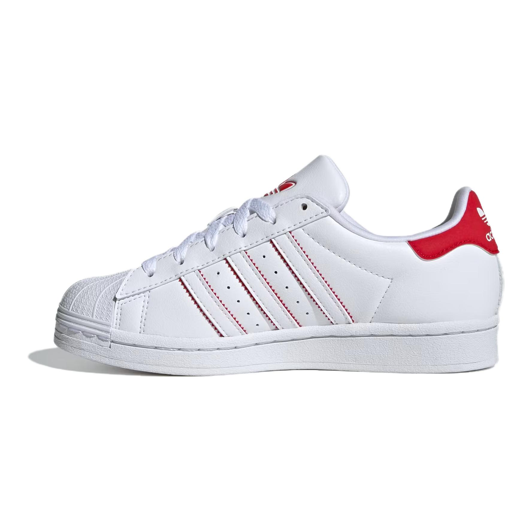 Buy (Youth) adidas Superstar K 'White Scarlet' IE0279 Novelship