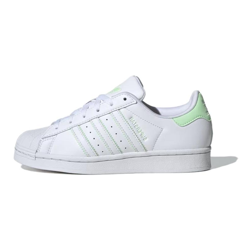 Buy (JR) adidas Superstar K 'Putih Hijau Semi Spark' IE0270