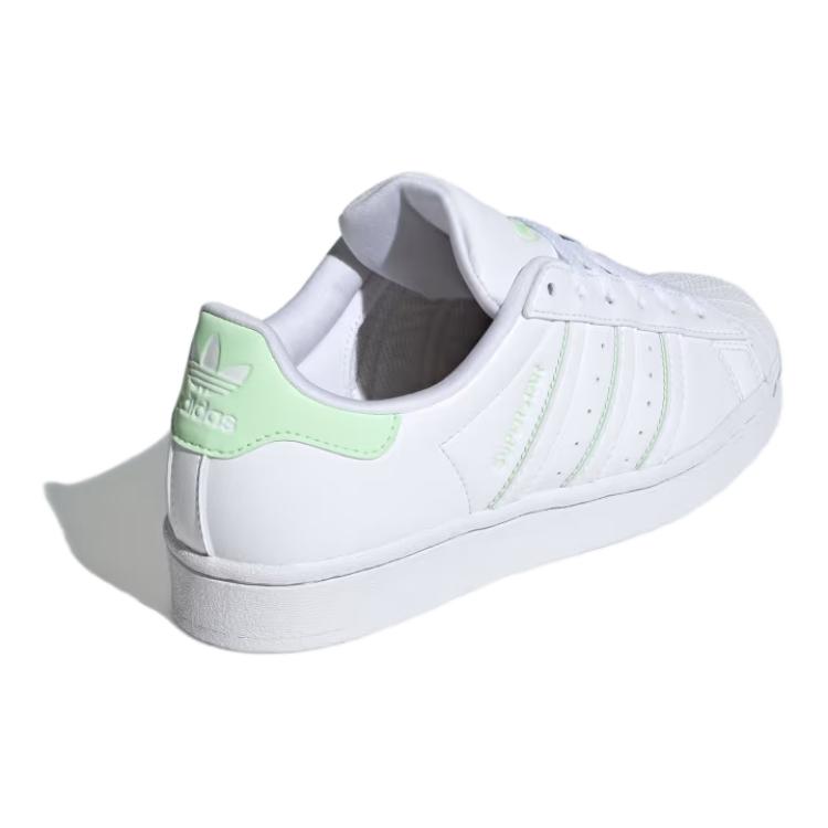 Shop (JR) adidas Superstar K 'Putih Hijau Semi Spark' IE0270
