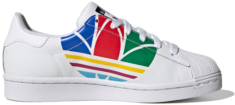 (JR) 아디다스 슈퍼스타 퓨어 J '컬러풀 트레포일 - 클라우드 화이트' FW4005 Order (JR) 아디다스 슈퍼스타 퓨어 J '컬러풀 트레포일 - 클라우드 화이트' FW4005