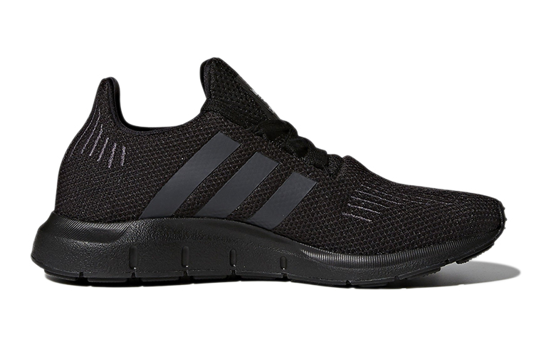(Youth) adidas Swift Run J 'Black' 圖 2