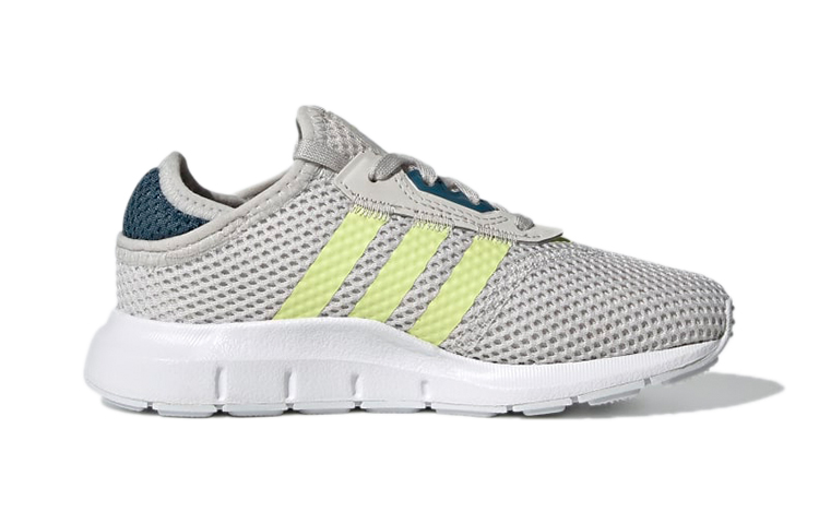 (Youth) adidas Swift Run X Little Kid 'Grey Pulse Yellow' 圖 2