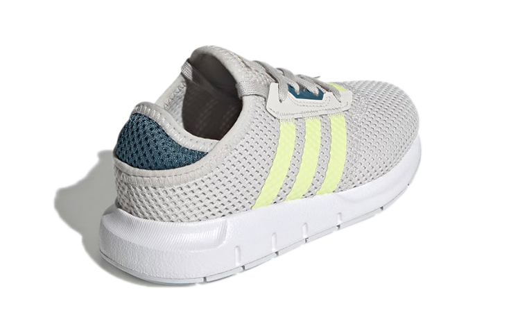 (Youth) adidas Swift Run X Little Kid 'Grey Pulse Yellow' 圖 4