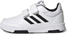 (JR) adidas Tensaur Hook and Loop 'Putih Hitam' GW1981