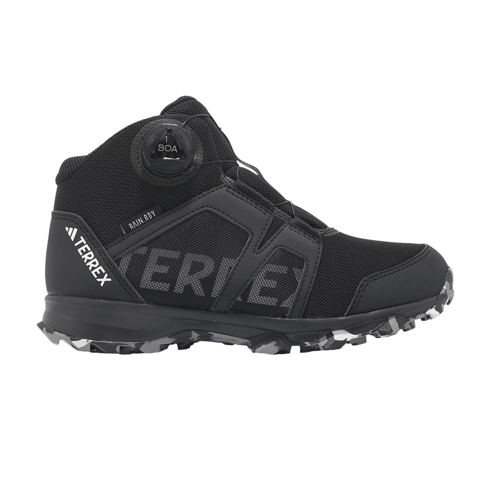 (Youth) adidas Terrex BOA Mid Rain.RDY J 'Black Grey' IF7508