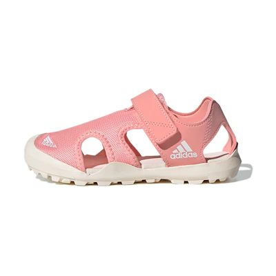 (Youth) adidas Terrex Captain Toey K Velcro Outdoor Flat Heel Minimalistic Sports Pink Sandals