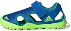 Buy (Youth) adidas Terrex Captain Toey K Velcro Outdoor Flat Heel Colorblock Sports Blue Green Sandals EF2242