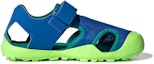 Order (Youth) adidas Terrex Captain Toey K Velcro Outdoor Flat Heel Colorblock Sports Blue Green Sandals EF2242