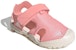 (Youth) adidas Terrex Captain Toey K Velcro Outdoor Flat Heel Minimalistic Sports Pink Sandals EF2244