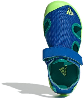 (Youth) adidas Terrex Captain Toey K Velcro Outdoor Flat Heel Colorblock Sports Blue Green Sandals EF2242 Purchase (Youth) adidas Terrex Captain Toey K Velcro Outdoor Flat Heel Colorblock Sports Blue Green Sandals EF2242