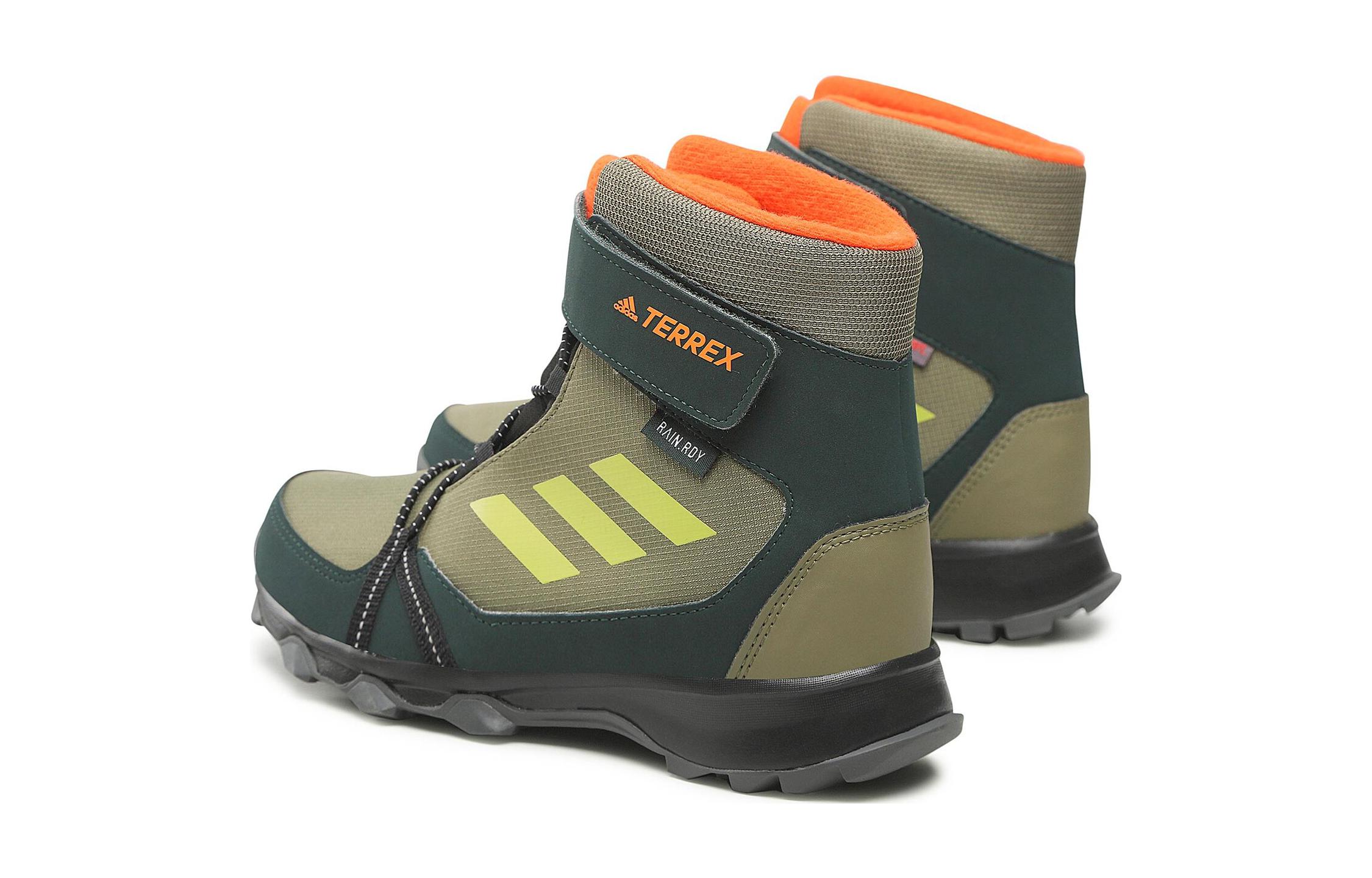 Shop (JR) adidas Terrex Snow CF ''Verde Arancione'' GZ1178