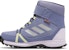 (JR) adidas Terrex Snow CF Winter Boot J 'Orbit Violet' - But Kasut Musim Sejuk Ungu. FZ2601