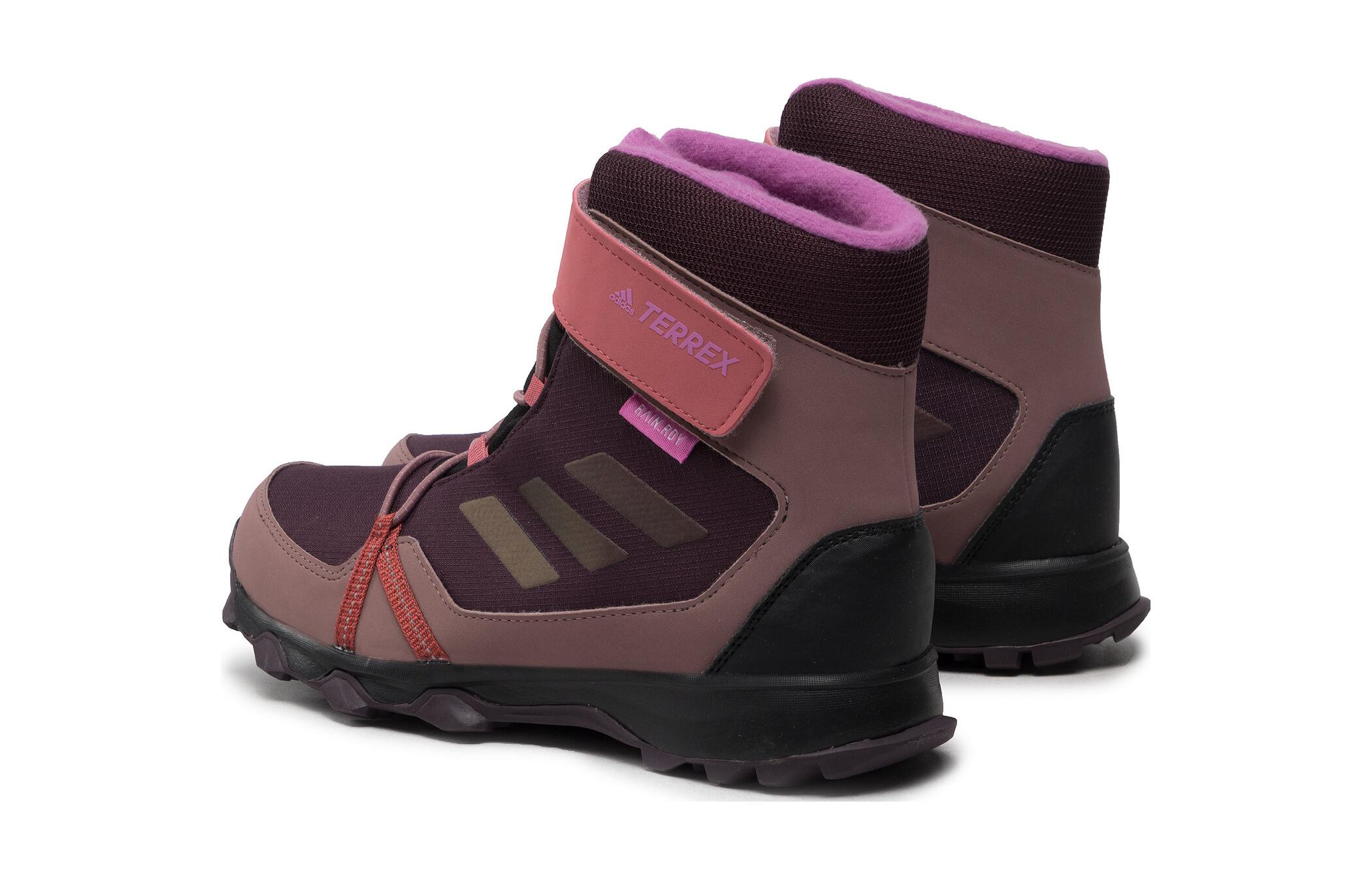 Shop (JR) Bota de Invierno adidas Terrex Snow Cold.RDY J 'Shadow Maroon Pulse Lilac' GY6773