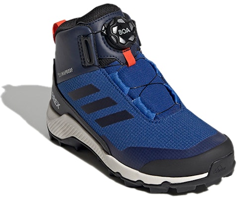 (JR) adidas Terrex Winter Mid Boa 'Biru Hitam Putih' G26084 Lookbook (JR) adidas Terrex Winter Mid Boa 'Biru Hitam Putih' G26084