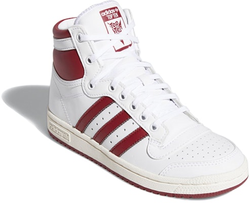 (Youth) adidas Top Ten Hi J 'Collegiate Burgundy' EF7340 Lookbook (Youth) adidas Top Ten Hi J 'Collegiate Burgundy' EF7340