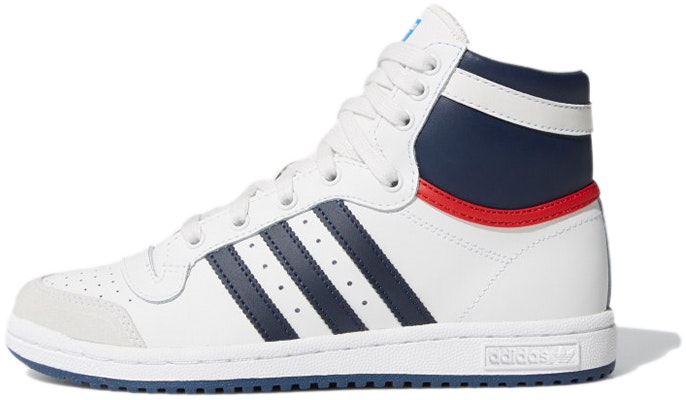 (Youth) adidas Top Ten High J 'White Dark Blue' D74481 Buy (Youth) adidas Top Ten High J 'White Dark Blue' D74481