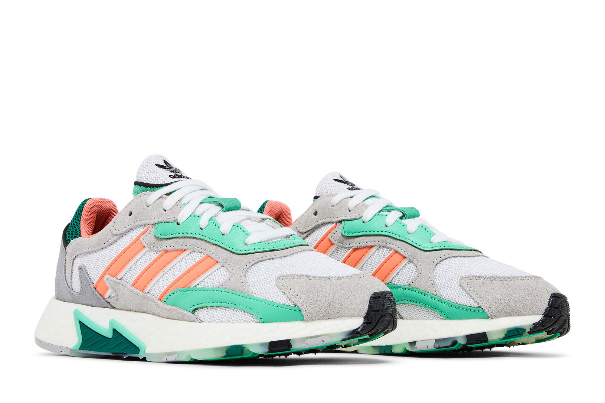 Cheap (JR) adidas Tresc Run J 'Putih Bliss Coral' EF7650