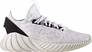 (Youth) adidas Tubular Doom Sock Primeknit J 'White' BZ0329 (Youth) adidas Tubular Doom Sock Primeknit J 'White' BZ0329