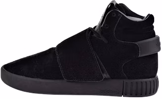 (Youth) adidas Tubular Invader Strap J 'Triple Black' BZ0302 (Youth) adidas Tubular Invader Strap J 'Triple Black' BZ0302