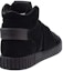 Shop (JR) adidas Tubular Invader Strap J 'Triple Hitam' BZ0302