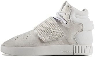 (Youth) adidas Tubular Invader Strap J 'Vintage White' BA9370 (Youth) adidas Tubular Invader Strap J 'Vintage White' BA9370