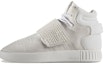 Buy (JR) adidas Tubular Invader Strap J 'Vintage White' Putih Klasik BA9370