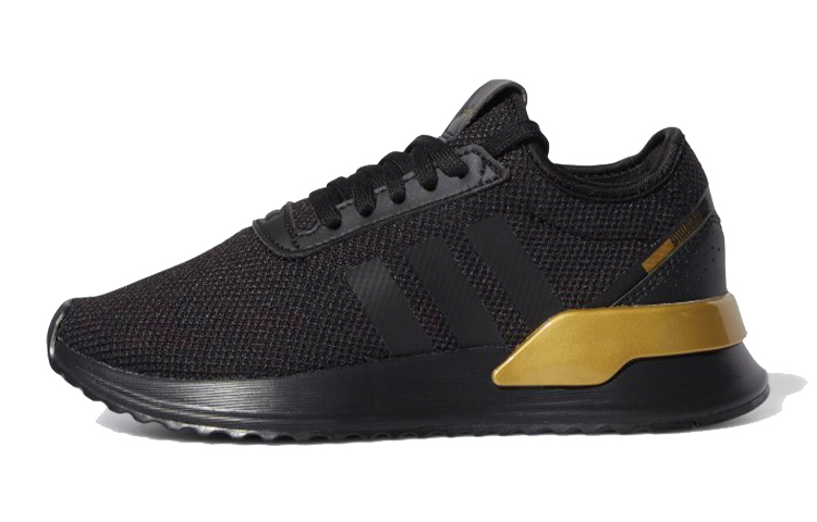 (Youth) adidas U_Path X J 'Black Gold Metallic' FW7689