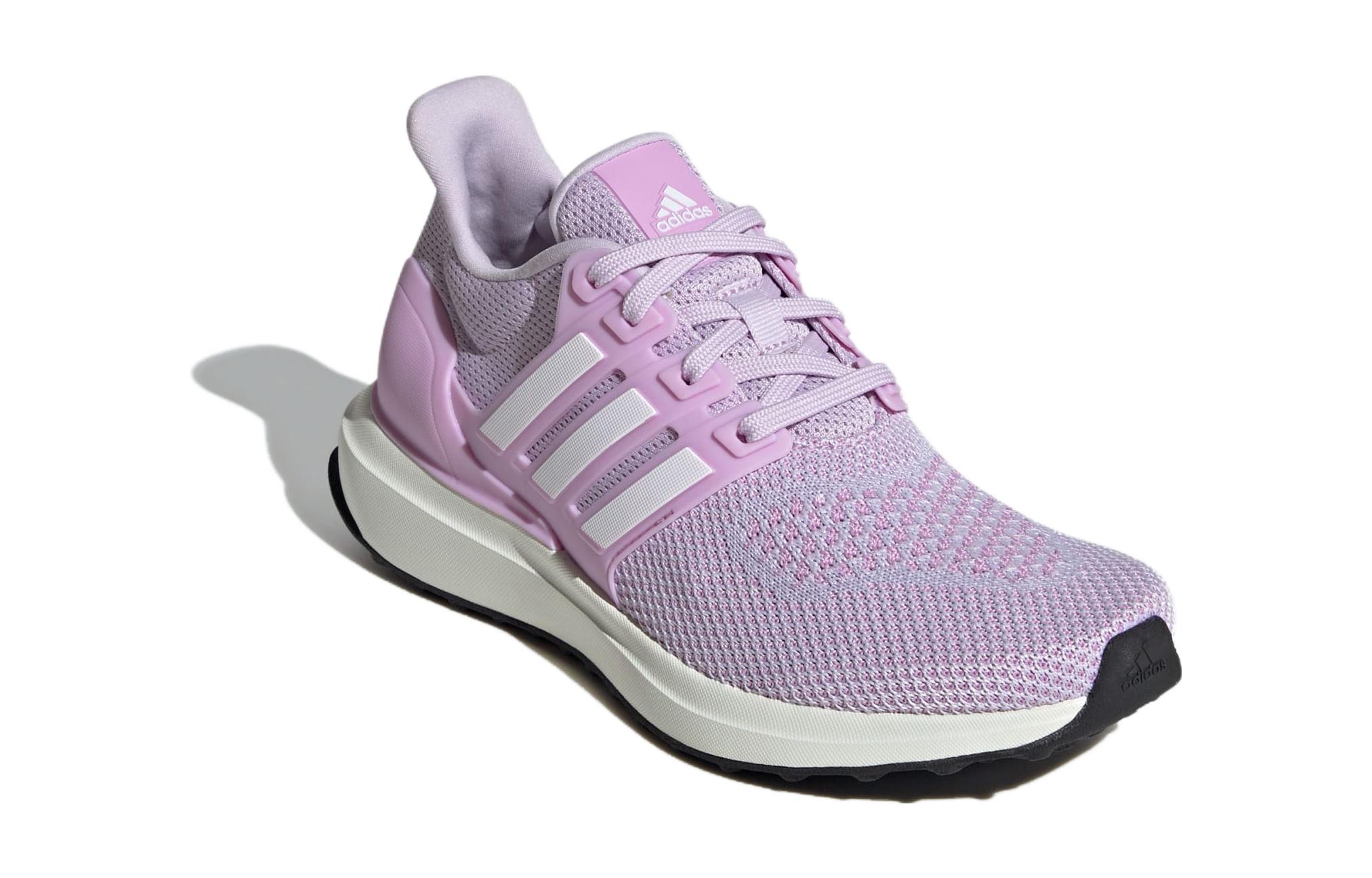 Lookbook 大童 adidas Ubounce Dna 減震透氣 低幫 兒童跑步鞋 紫白