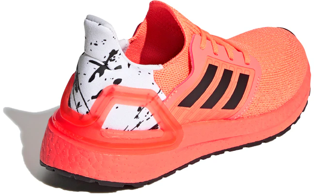 大童 adidas Ultraboost 20 J 粉黑白 Shop 大童 adidas Ultraboost 20 J 粉黑白