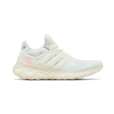 (Youth) adidas UltraBoost Web DNA J 'Off White Bliss Blue'