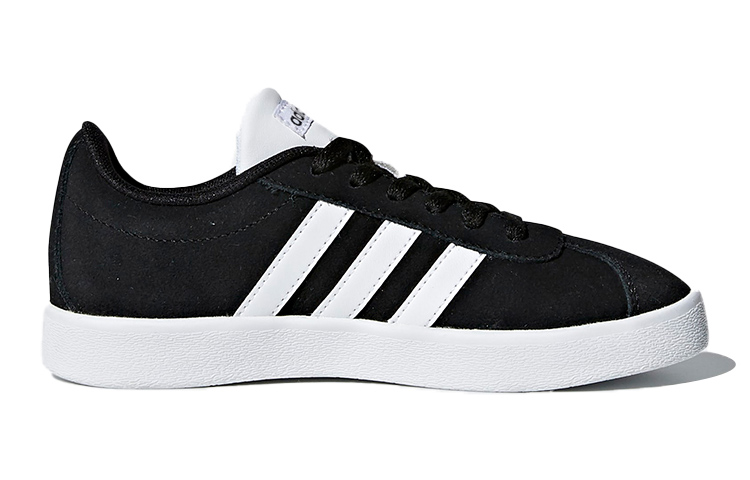 Order 兒童 adidas neo VL Court 2.0 K 低幫 板鞋 黑白