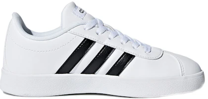 Order 兒童 adidas neo VL Court 2.0 J 防滑減震耐磨 低幫 板鞋 白黑