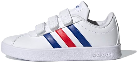 (Youth) adidas VL Court 2.0 J 'White Royal Blue Vivid Red' FY9273 (Youth) adidas VL Court 2.0 J 'White Royal Blue Vivid Red' FY9273