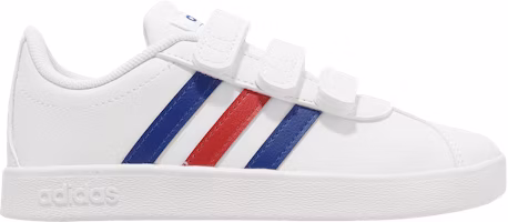 (Youth) adidas VL Court 2.0 J 'White Royal Blue Vivid Red' FY9273 (Youth) adidas VL Court 2.0 J 'White Royal Blue Vivid Red' FY9273