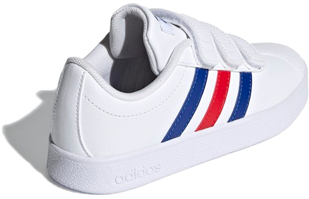 (Youth) adidas VL Court 2.0 J 'White Royal Blue Vivid Red' FY9273 Shop (Youth) adidas VL Court 2.0 J 'White Royal Blue Vivid Red' FY9273