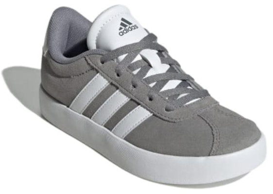 (Youth) adidas VL Court 3.0 J 'Grey White' ID6314 Lookbook (Youth) adidas VL Court 3.0 J 'Grey White' ID6314