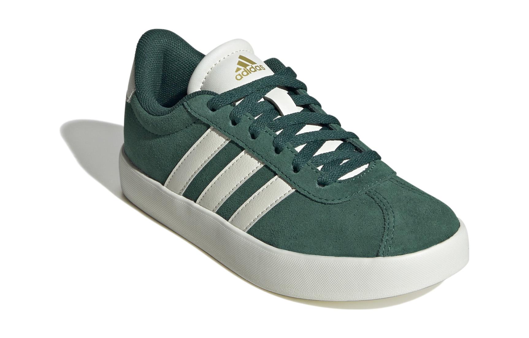 Lookbook (JR) adidas VL Court 3.0 'Hijau Beige Emas' ID6309