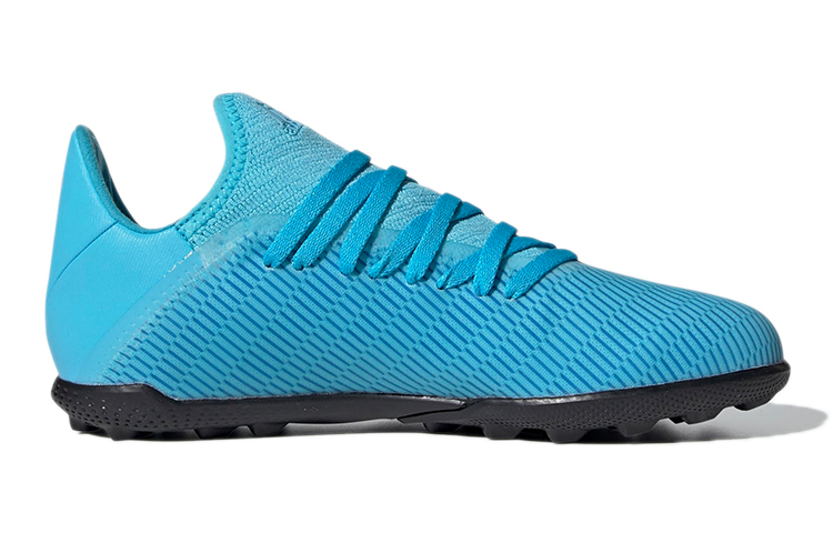 Order 大童 adidas X 19.3 人工草地J 版 舒適防滑足球鞋 藍黑拼色
