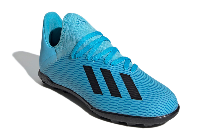 Lookbook 大童 adidas X 19.3 人工草地J 版 舒適防滑足球鞋 藍黑拼色